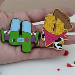 Apliques 2 Camadas 5cm Número Temático Toy Story - Kit Personalizados Festa Infantil - MONTE VOCÊ MESMO