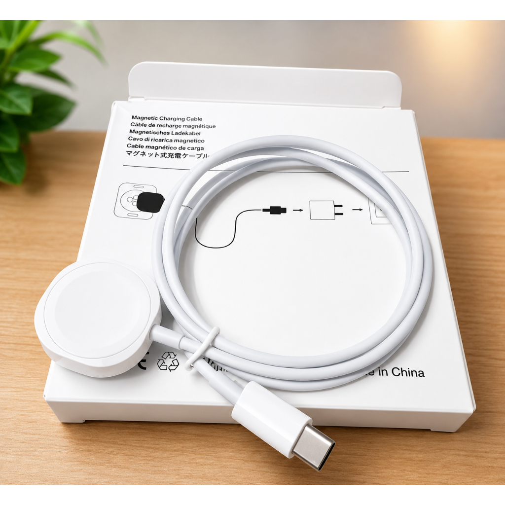Cabo Carregador para Relógio Apple Watch smartwatch Tipo c e Usb