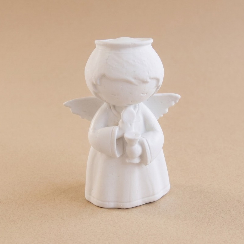 Anjo 3D Primeira Comunhão Religioso Lembrancinha Decoração Batizado Crisma Primeira Comunhão