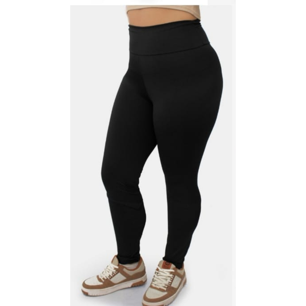 Calça Legging Feminina Poliamida Premium Cintura Alta Academia Fitness