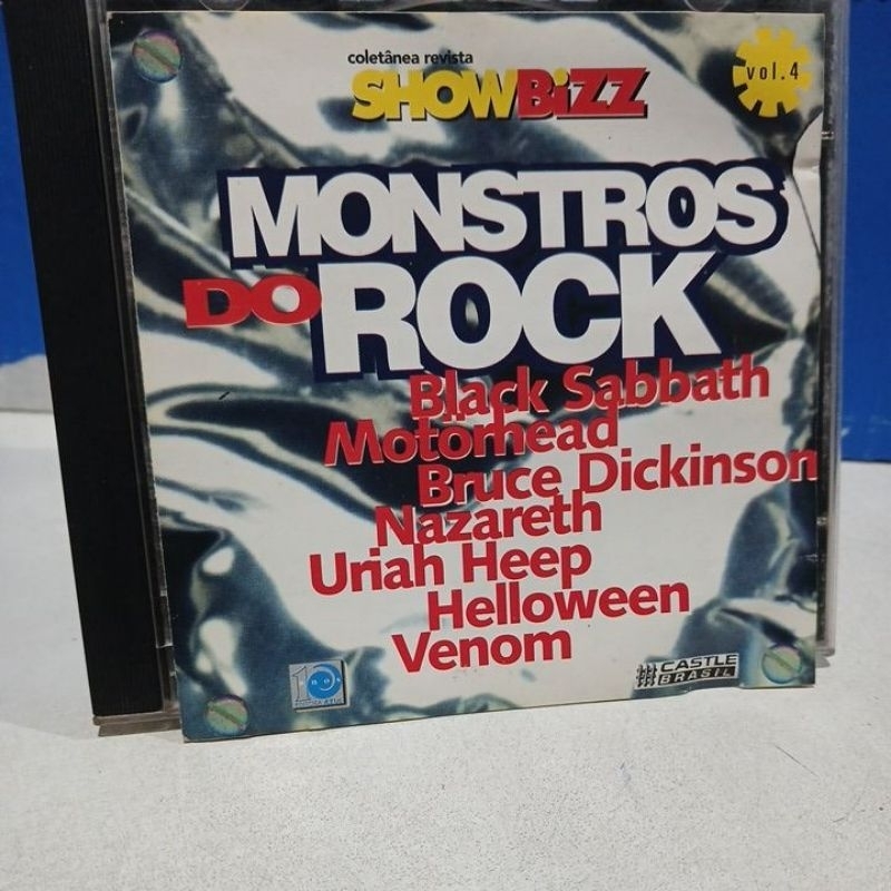 CD MONSTROS DO ROCK -COLETÂNEA REVISTA SHOW BIZZ VOLUME 04