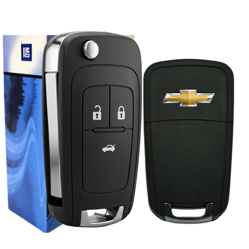 Capa Chave Canivete GM Onix Cruze Cobalt Prisma S10 Montana Spin Tracker Spin