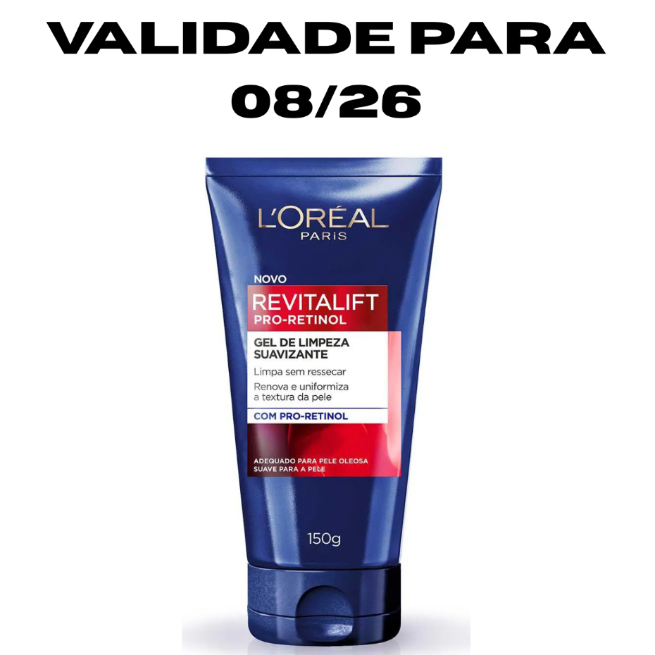 Gel de Limpeza Facial Suavizante L'oreal Paris Revitalift Pro-Retinol 150g