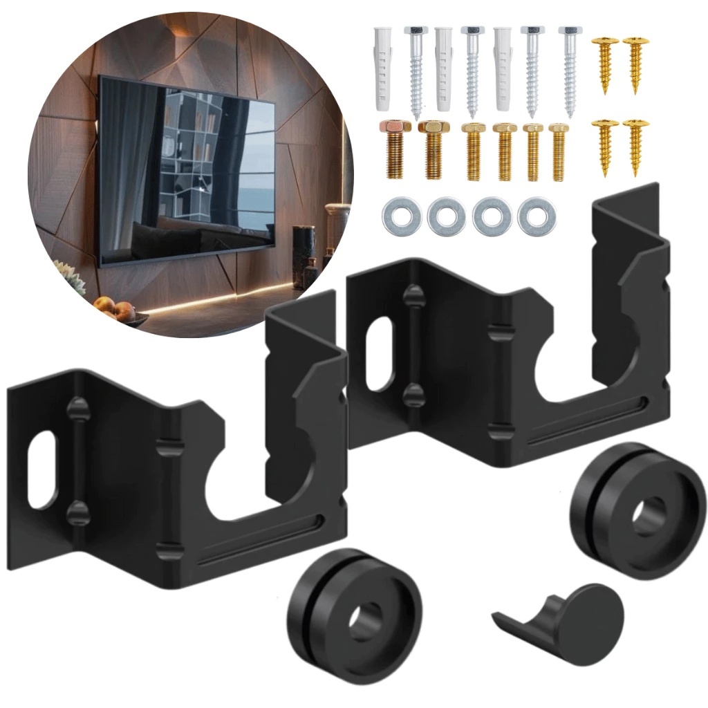 Suporte para TV Universal Fixo Smart LED LCD 4K Parede Painel 32 40 42 50 55 60 75 84 Polegada