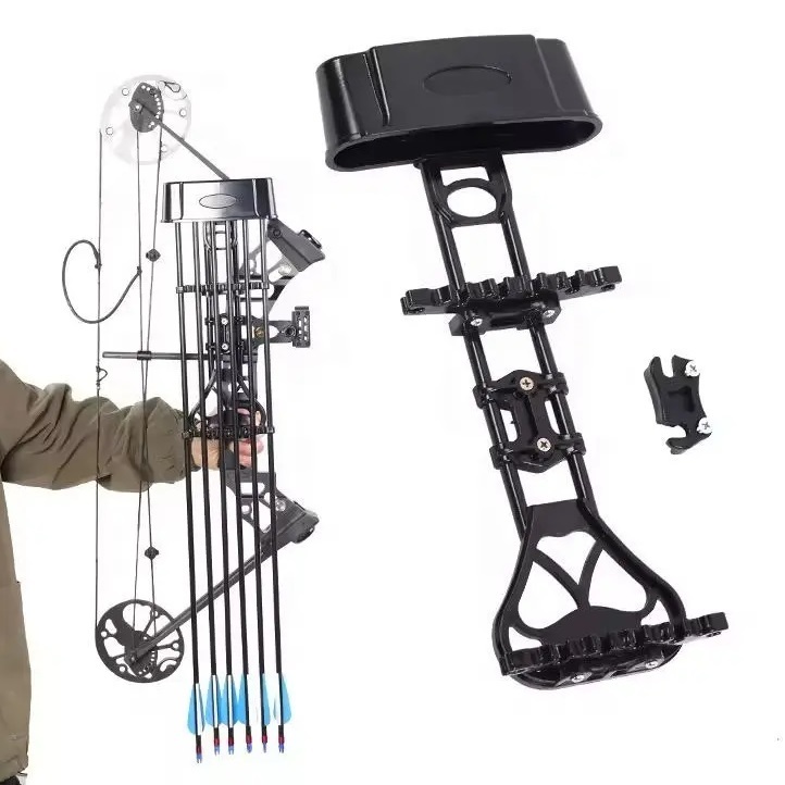 Quiver Aljava universal para arcos e flechas compostos e recurvos balestras comporta 6 setas de 8mm de espessura