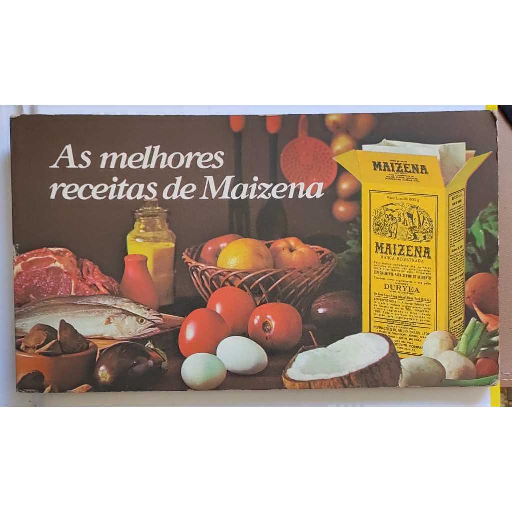 AS MELHORES RECEITAS DE MAIZENA – LIVRO DE RECEITAS VINTAGE – 64 PÁGINAS