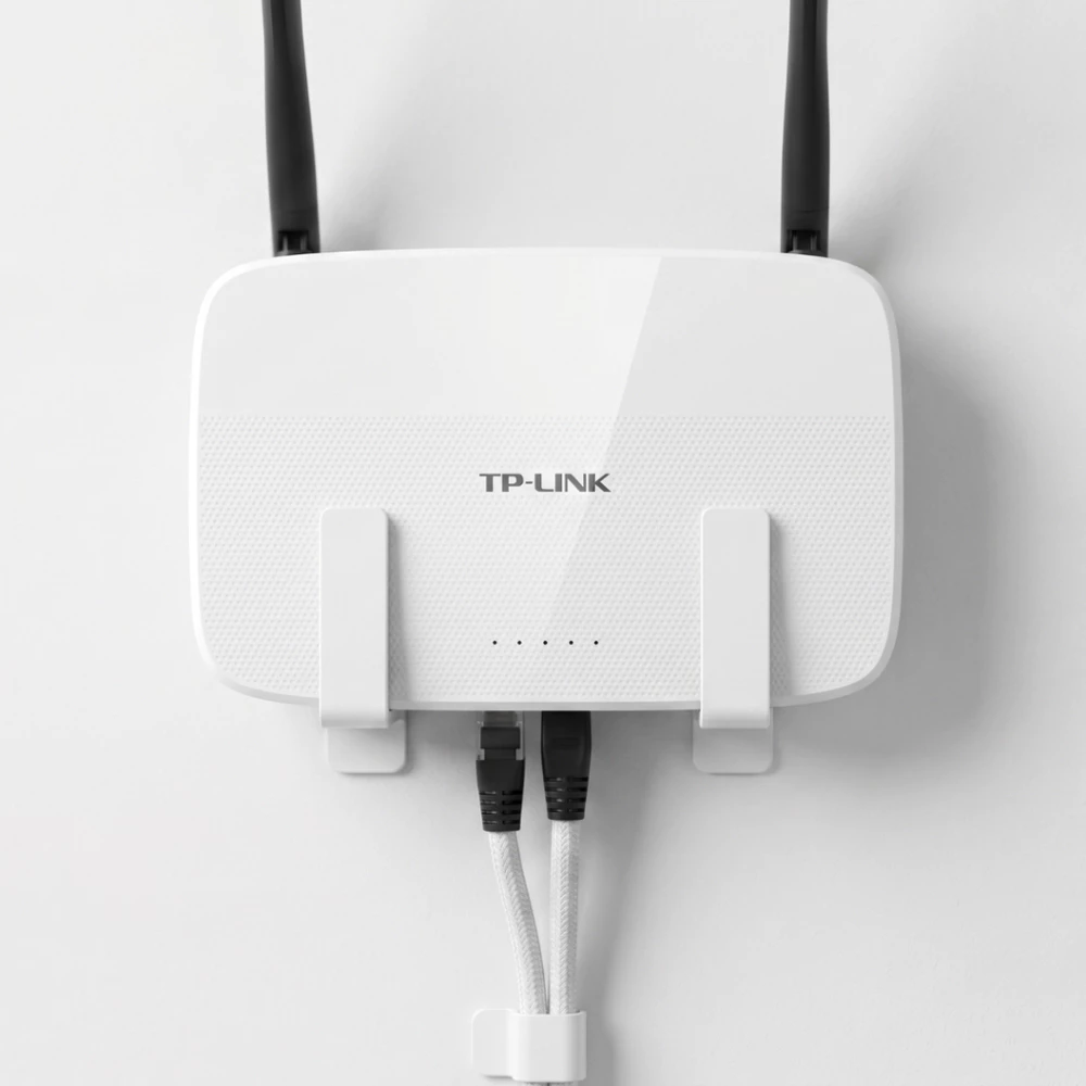Suporte Roteador E Modem Parede Sem Furo Fita 3M Organizador Wifi Universal