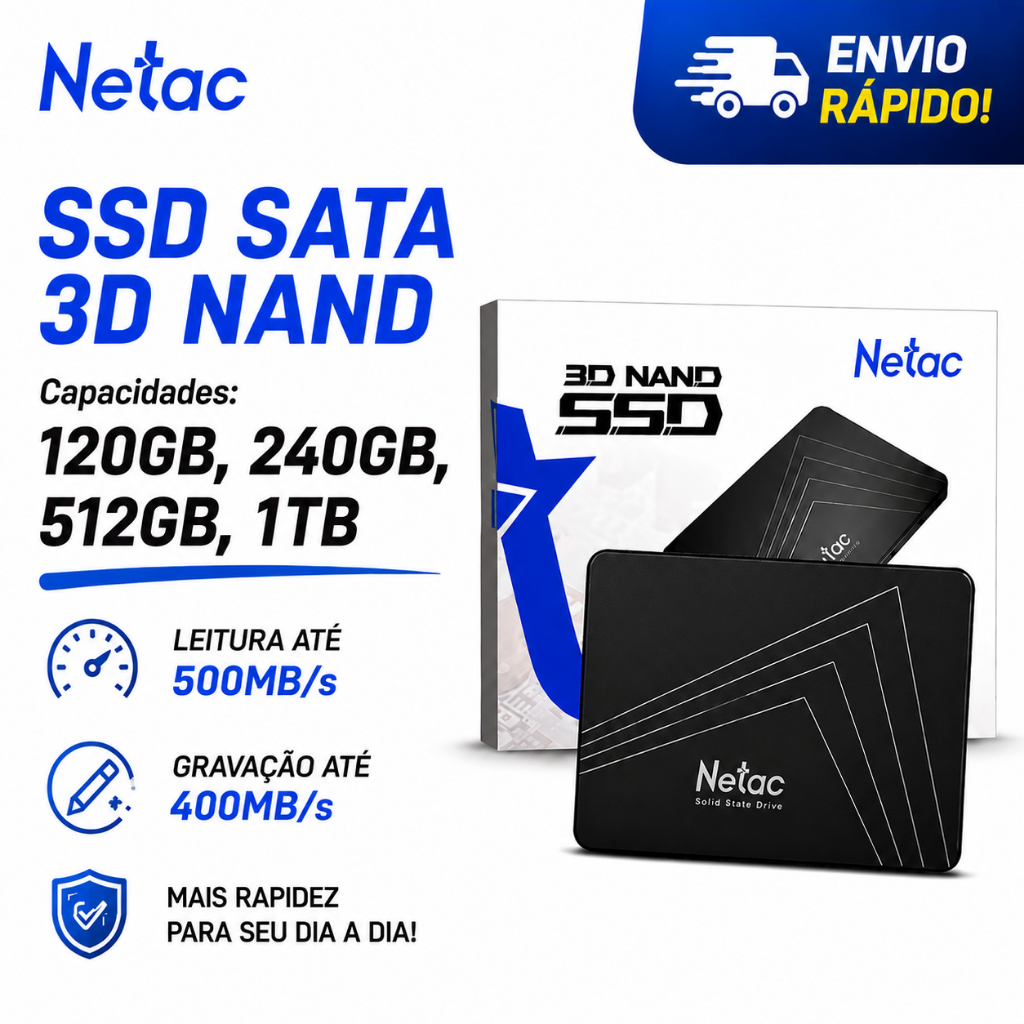 SSD SATA 120GB 240GB 512GB 1TB 2TB 4TB NETAC