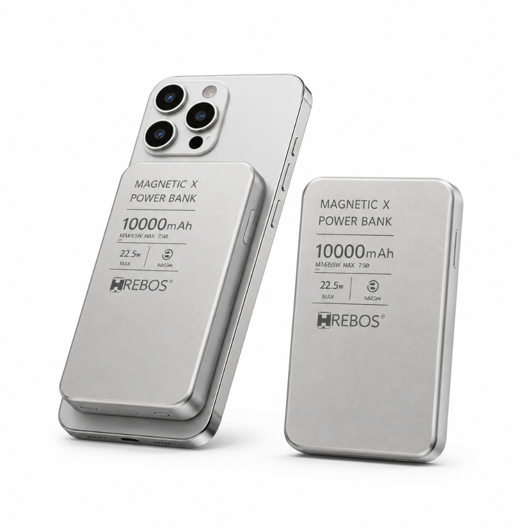 Carregador Portátil Powerbank Magnético 10000mAh MagSafe Turbo 22,5W Leve e Compacto Compatível com Android e iOS