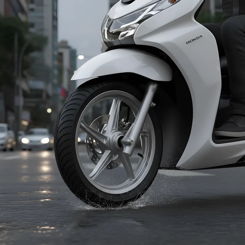 Pneu Rinaldi 90/90-12 HB37 Dianteiro Scooter Honda Elite 125 Lead 110 uso sem câmara Aro 12