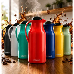 Garrafa Térmica para Chá, Café e Leite Siena Unitermi 1litro