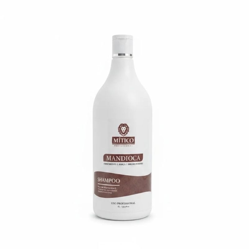 Shampoo de Mandioca 1L Mítico Profissional linha Premium