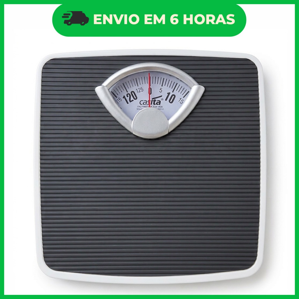 Balança Corporal Mecânica Analógica - Cor Aleatória