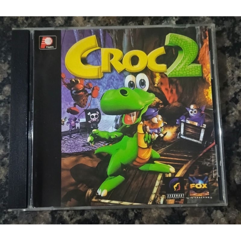 Jogo Do Playstation 1 Ps1 Croc 2 Mídia Física Prata Prensada De Época