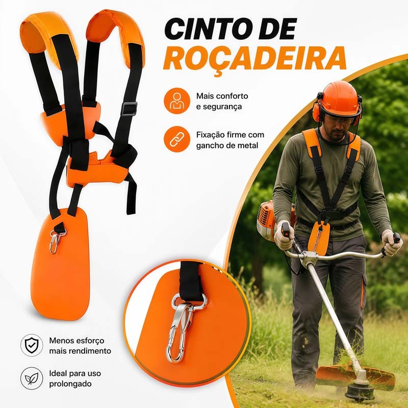 Double Vest Belt for Stihl, Husqvarna, Toyama, Nakasaki Brushcutter and others
