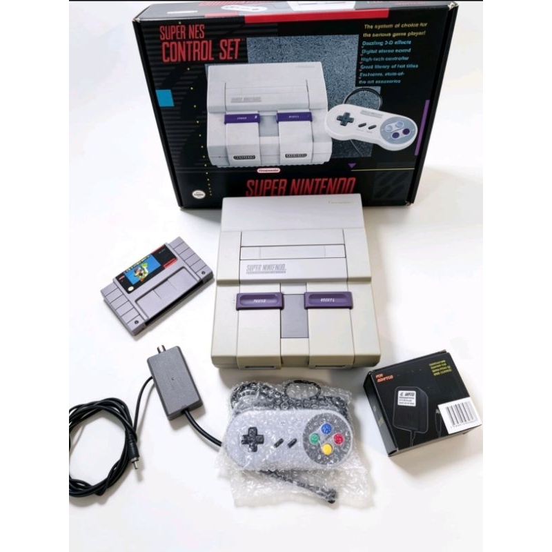Super Nintendo (SNES) Completo na Caixa - em boas condições + Jogo Original