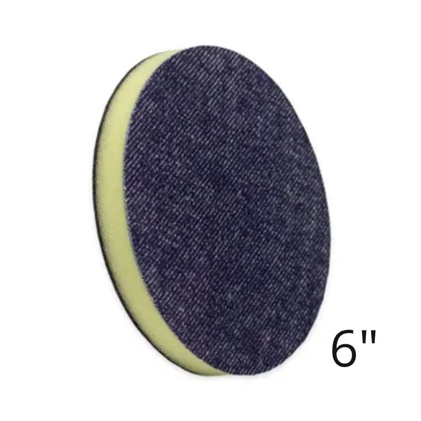 Boina Jeans Hard Cut 6" Boina de Polimento Automotivo Corte Pesado Detailer Mandala