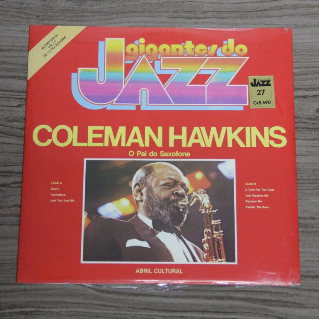 LP VINIL - Coleman Hawkins - Gigantes do Jazz / LACRADO