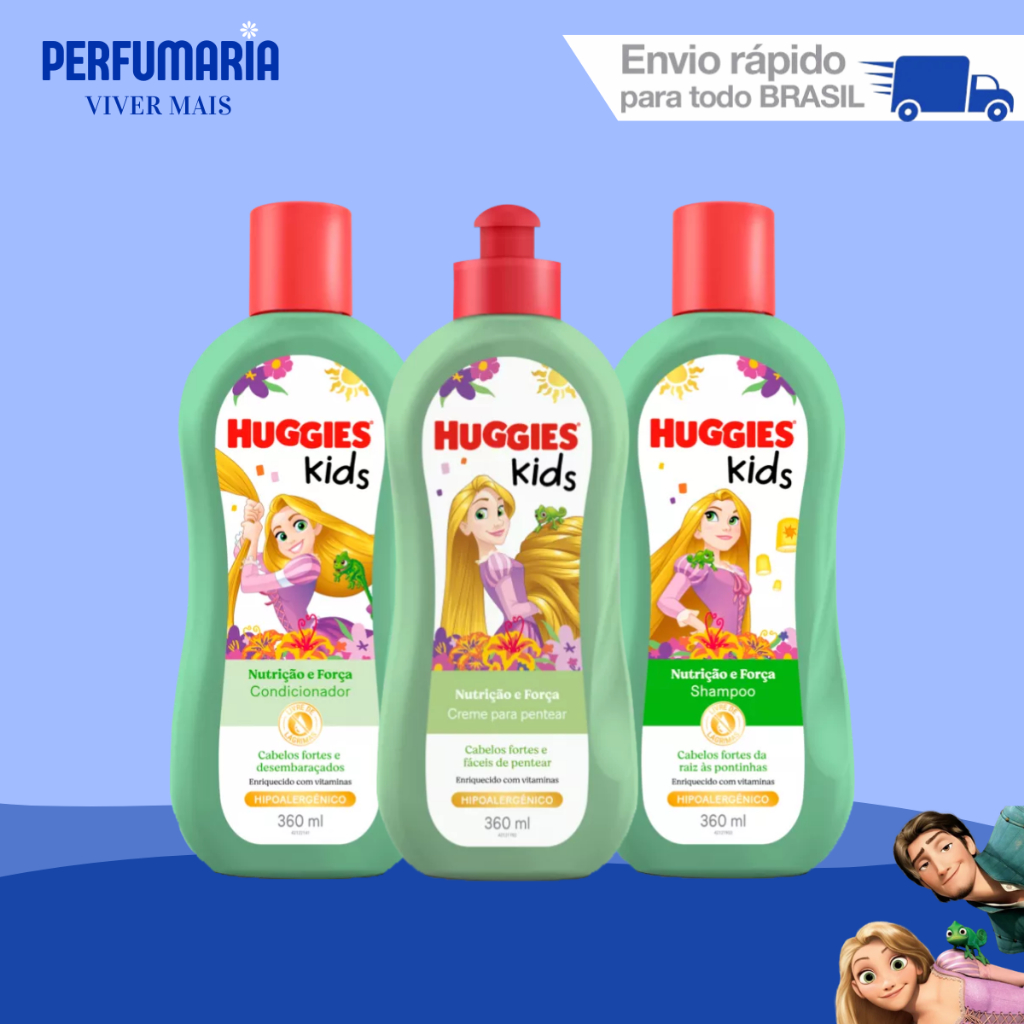 Kits Huggies Nutrição & Força 360ML - Linha Rapunzel