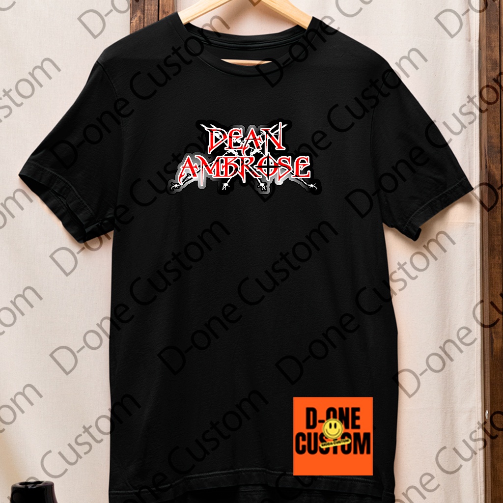 Camisa Camiseta Dean Ambrose Lutador De Luta Livre Wrestling WWE Fãs Moda Punk Gym Streetwear