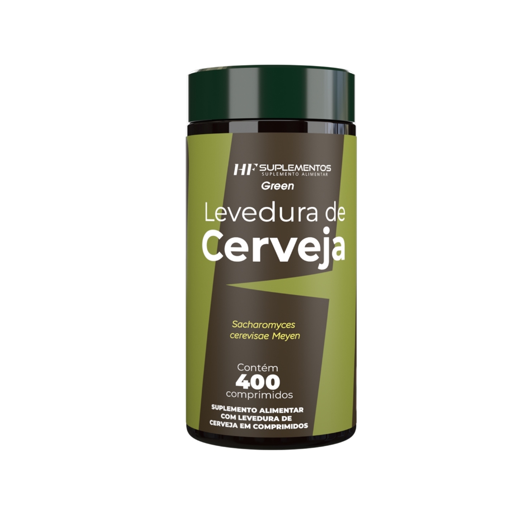 LEVEDURA DE CERVEJA GREEN HF SUPLEMENTOS 400 COMP