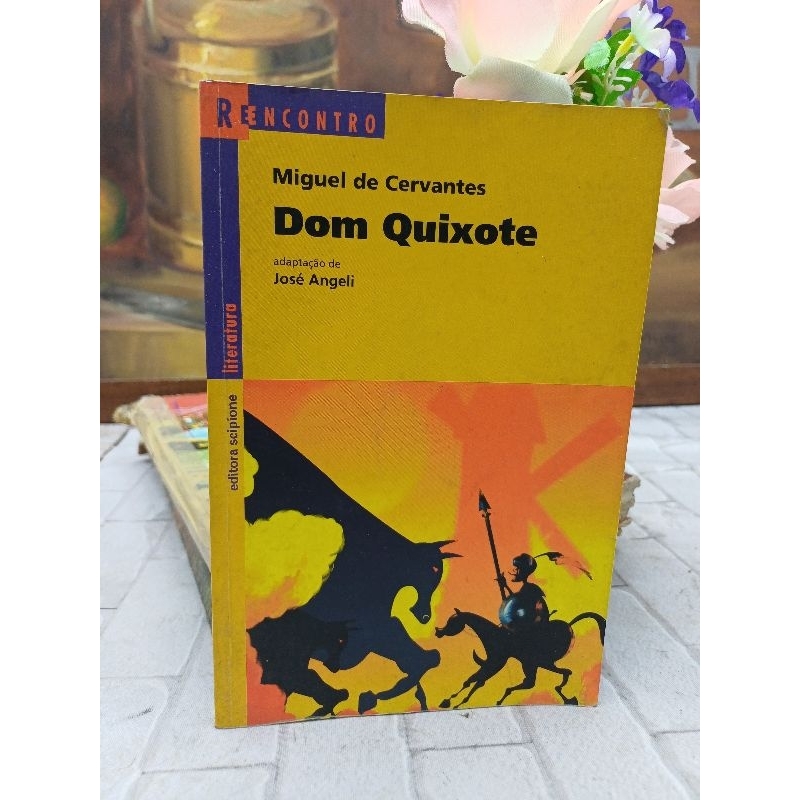 livro Dom Quixote/ Miguel de Cervantes ( usado)