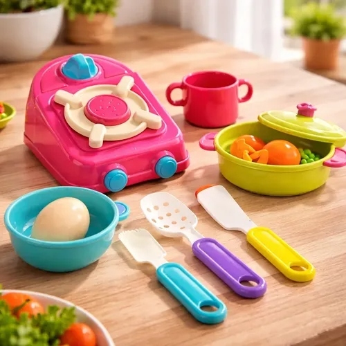 Kit Cozinha Infantil Brinquedo Crianças Comidinha Boneca Colherzinha Panelinha Menina