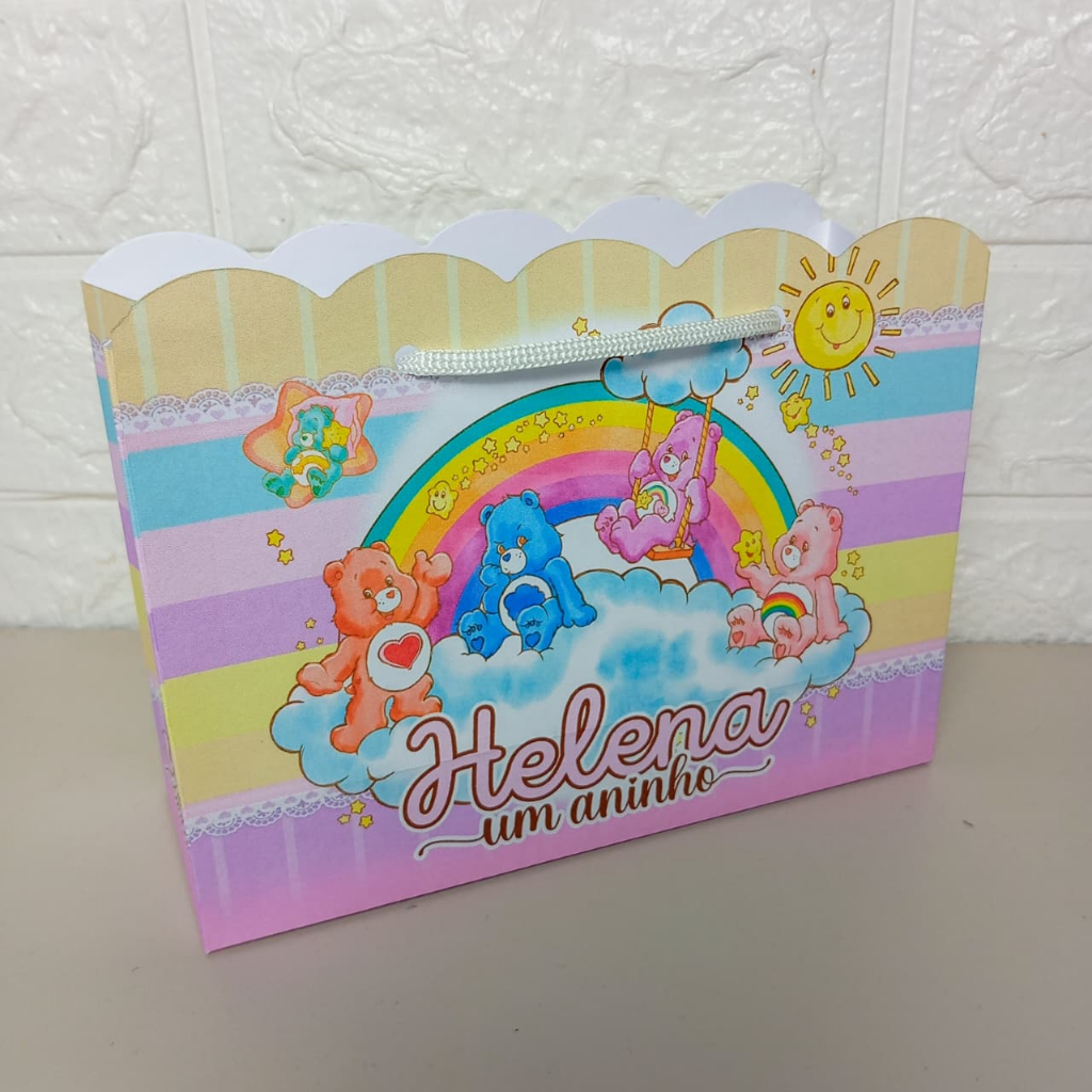 Sacolinha Surpresa Ursinhos Carinhosos Personalizada - PEGUE E MONTE | Lembrancinhas | Festa | Aniversário