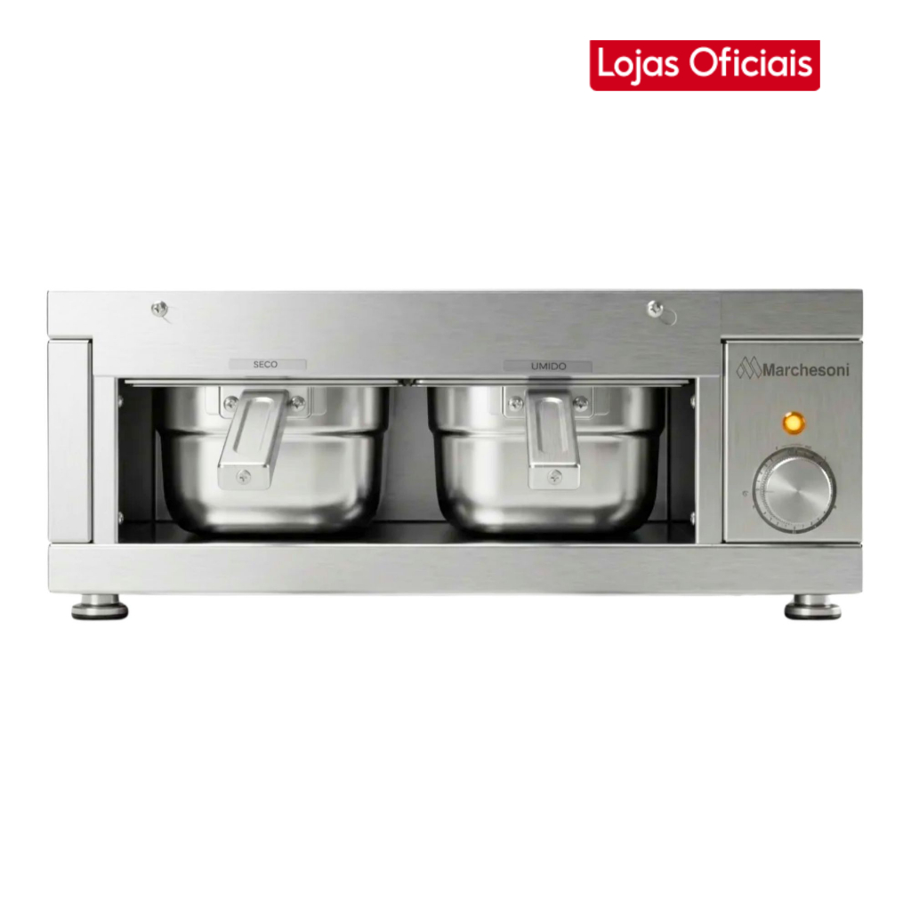 Conservador De Proteinas Marchesoni 2 Cubas 220v Estufa Hamburguer Umidry