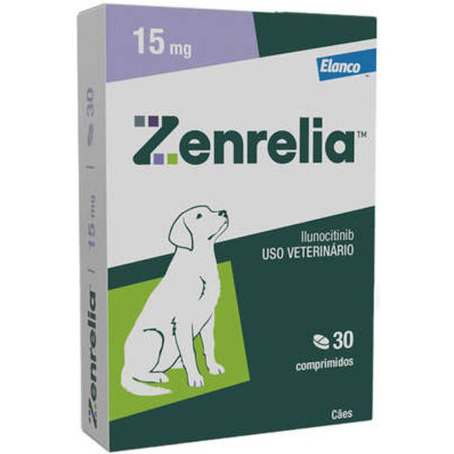 Tratamento Dermatológico Elanco Zenrelia 15 Mg Para Cães
