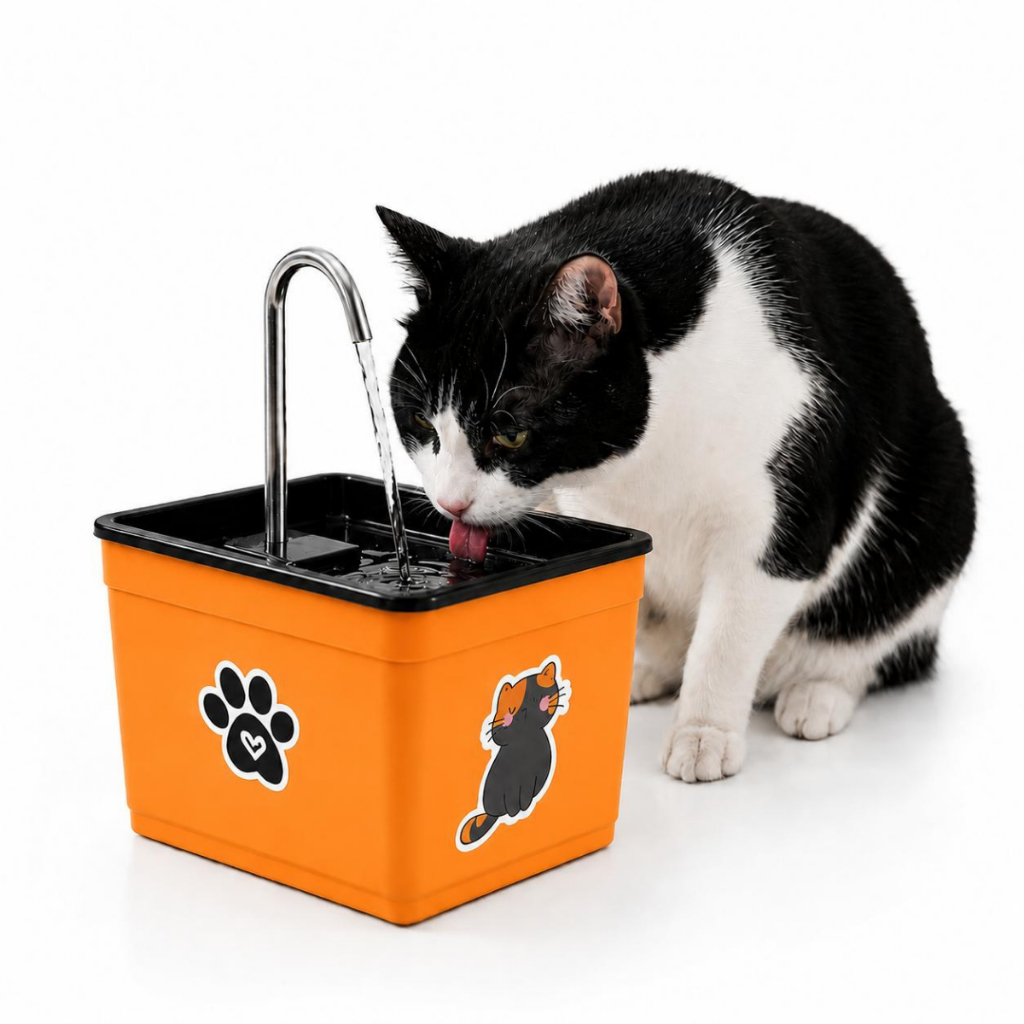 Bebedouro Fonte De Água Para Gatos - Silencioso E Econômico