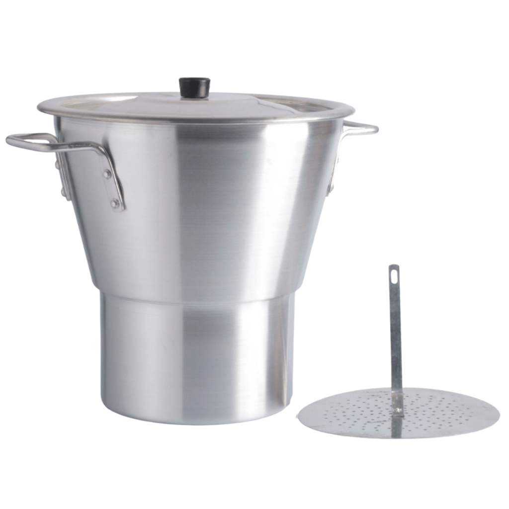 Cuscuzeiro Aluminio Polido Profissional 30Cm 14L Nacional