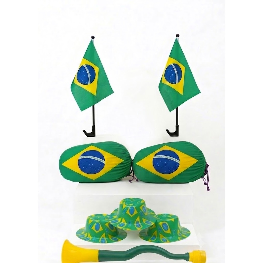 Kit Torcida Copa do Mundo 2026 – Viva o Brasil com Emoção - Prepare-se para Viver a Copa do Mundo 2026 Como Nunca Antes