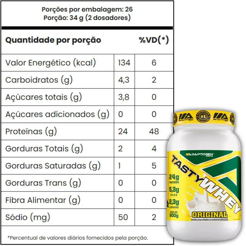 Tasty Whey Adaptogen 900g Whey Protein 3w · foto 2