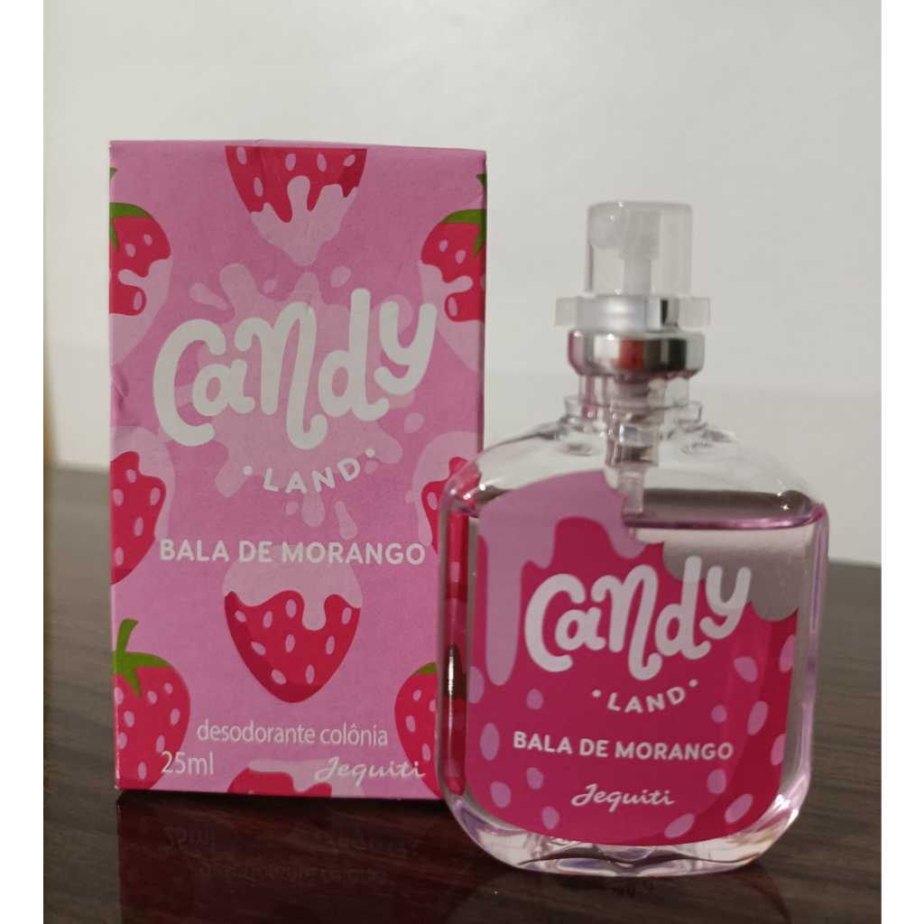 Jequiti Desodorante Colônia Candy LAND BALA DE MORANGO 25ml