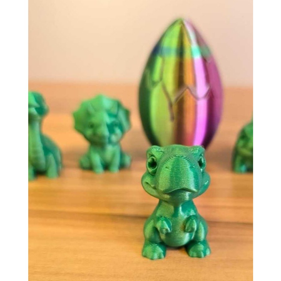 Kit com 40 Ovos de Dtagões Surpresa – Impressão 3D - Mini dragões Colecionáveis