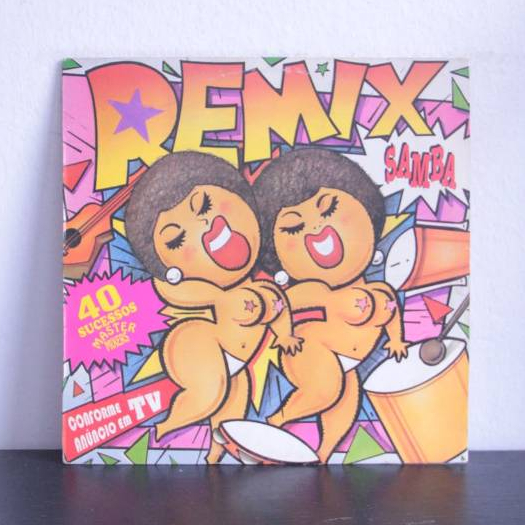 LP Vários Artistas – Remix Samba: 40 Sucessos Master Mixers (1993) | Vinil Simples Warner Music