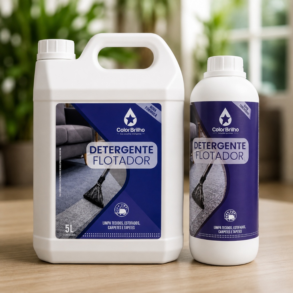 Detergente Flotador Color Brilho 5 l ou 1 l