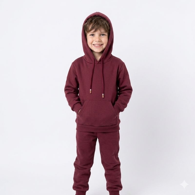 Conjunto Infantil Masculino Moletom Peluciado Quentinho Dente de Leão