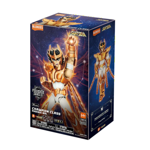 Boneco Cavaleiros do Zodíaco Ikki de Fênix Champion Class - Blokees Original