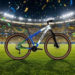 Bicicleta Aro 29 Ravok 12v Edição Brasil Freio Hidraulico Cubo Aluminio K7 Suspensao Trava