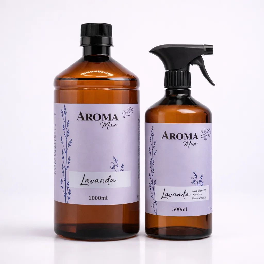 Água Perfumada Lavanda 1500ml Residencial Banheiro Quarto Sala Tecidos Residencial Aroma Suave