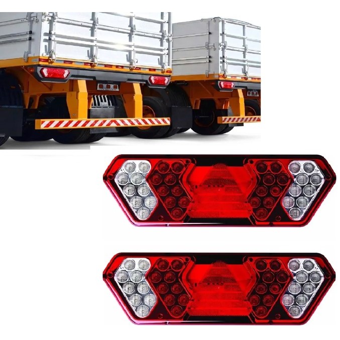 Lanterna Traseira Led Bivolt Diamond Implemento Guerra Randon Estrada Librelato Facchini
