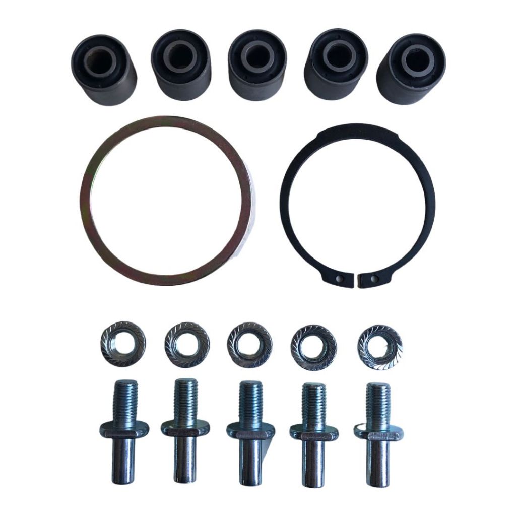 Kit Buchas Coroa + Prisioneiros + Travas Roda Traseira Cbx 200 Strada/Nx200/Xr200