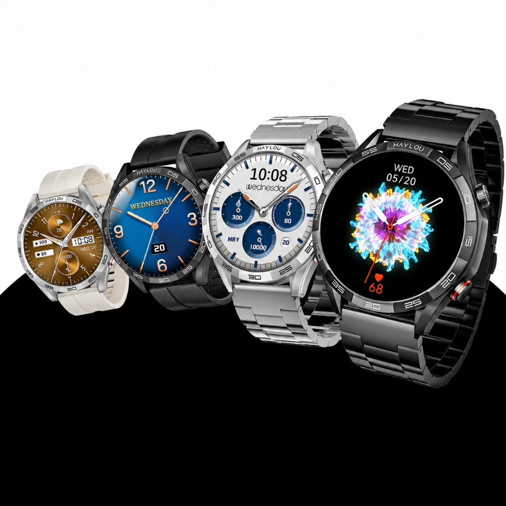 Smartwatch Haylou Solar 5 AMOLED 1.58" Bluetooth 5.3 5ATM Bateria até 40 Dias