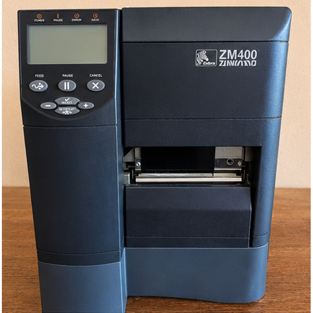 Impressora Industrial Zebra ZM400 – Térmica para Etiquetas e Código de Barras