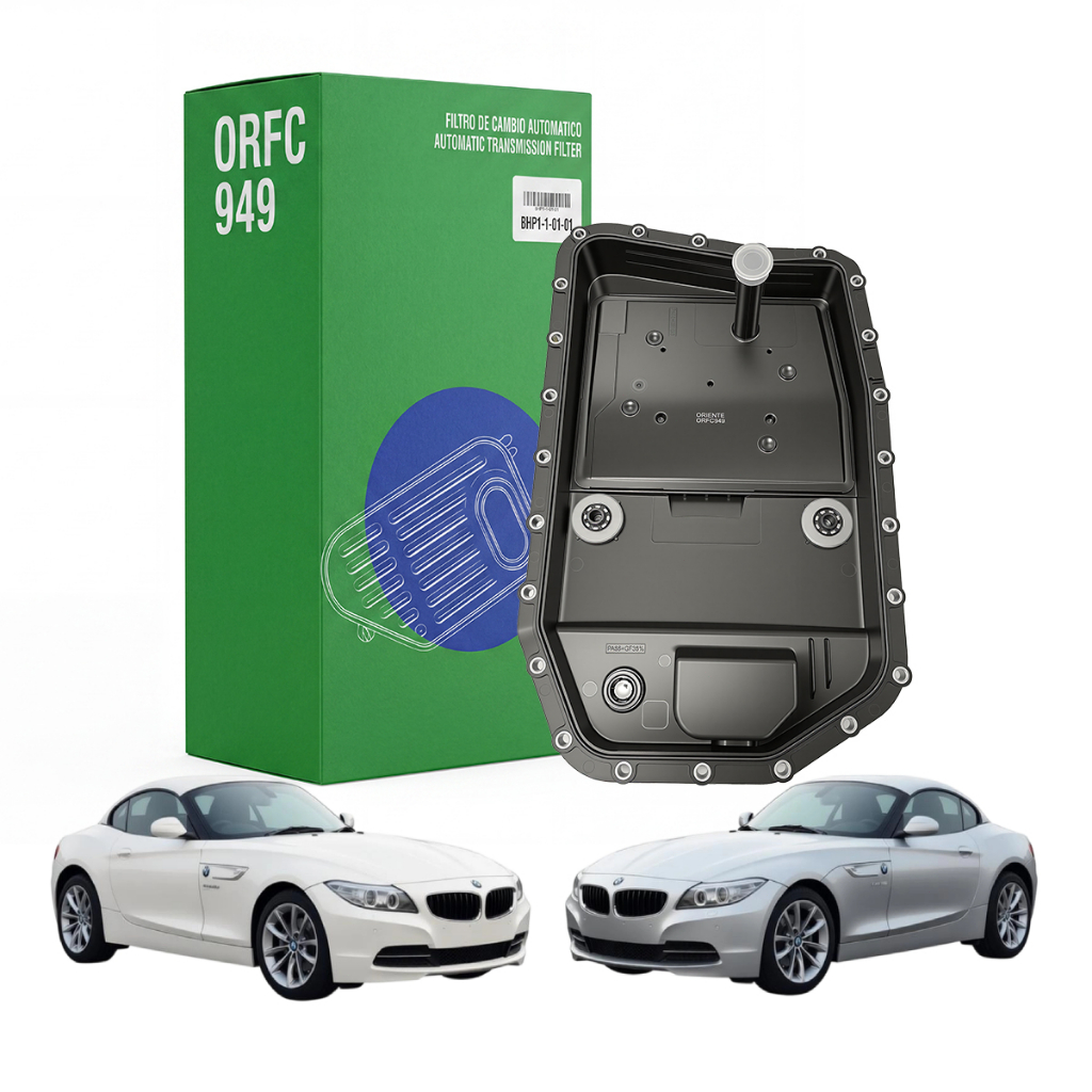 Filtro Câmbio Automático BMW Z4 Aut Coupé M40i Sdrive 2.0 2.5 3.0 16v 24v L6 Turbo Aspirado 2002 a 2019 Com Junta