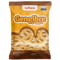 Balas Gengibre e Mel 500g Toffano