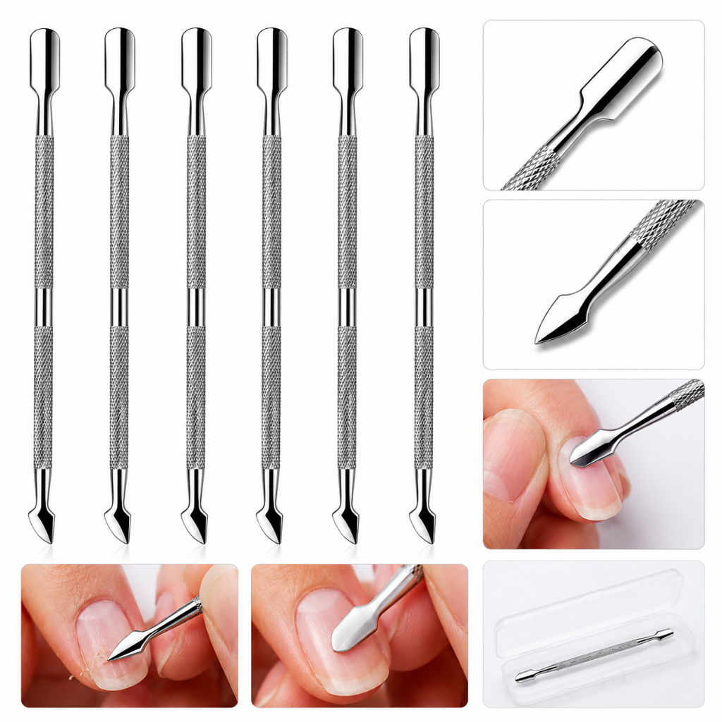 Espátula Para Unhas Inox Manicure Cutícula Pé Mão Desencrava