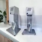 Batedor Milk Shake Inox 304 Mixer Sorveteira Profissional 500w Prateado